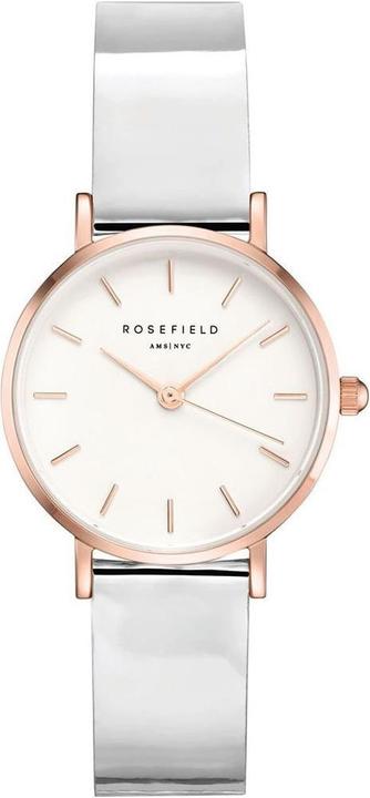 Produktbild Rosefield Premium Gloss White Metallic Roségold (Analoguhr, 26 mm)