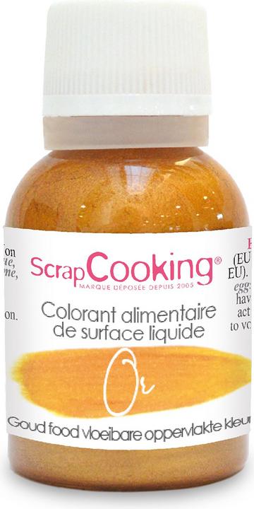 Produktbild ScrapCooking Flüssige Lebensmittelfarbe, gold, 20g