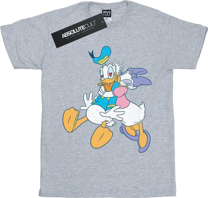 Disney Donald And Daisy Duck Kiss TShirt (S)