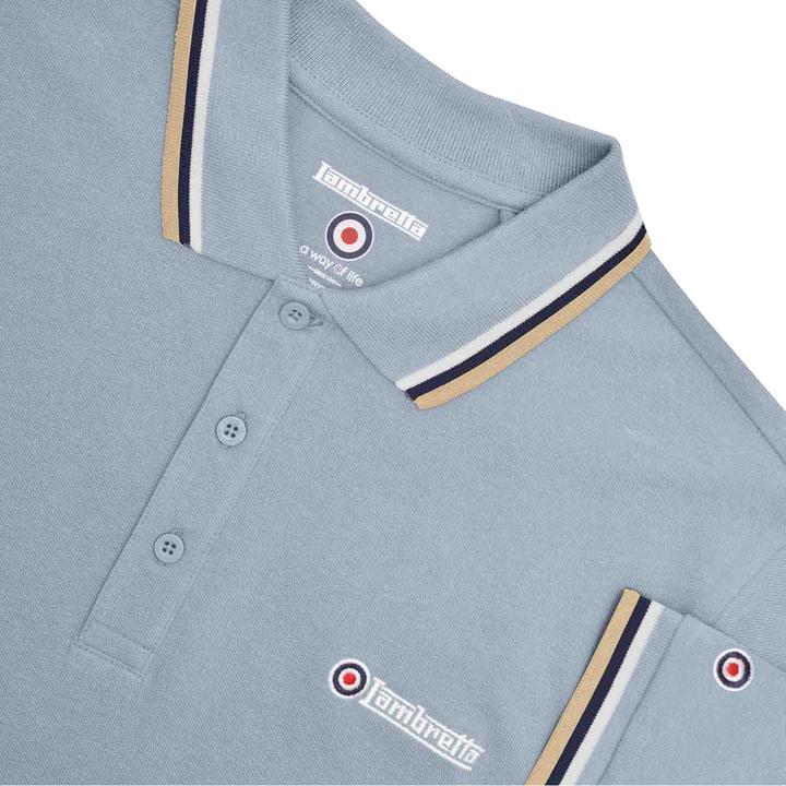 Immagine prodotto Lambretta SS25 Maglietta Polo Grande e Alto Tripla Punta Uomo (3XL)