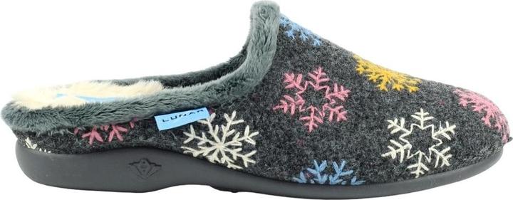 Actual product image Lunar Womens/Ladies Juniper Snowflake Slippers (39)