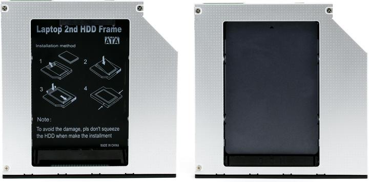 Produktbild CSL 2,5" SATA Festplatten-Einbaurahmen für 12,7mm Laptop Laufwerksschacht