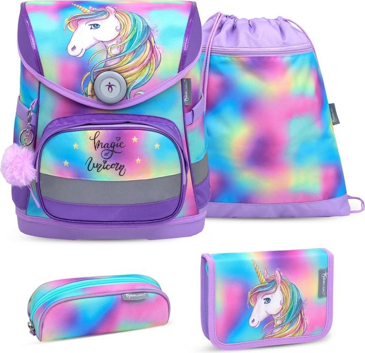 Belmil COMPACT Schulrucksack-Set Rainbow Color (19 l)