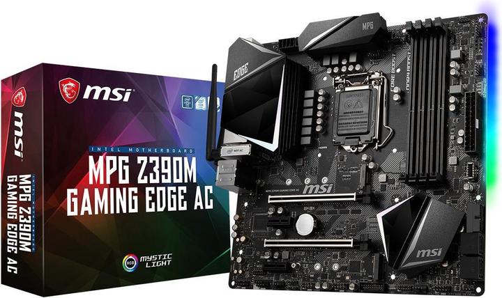 Produktbild MSI MPG Z390M Gaming Edge AC (LGA 1151, Intel Z390, mATX)