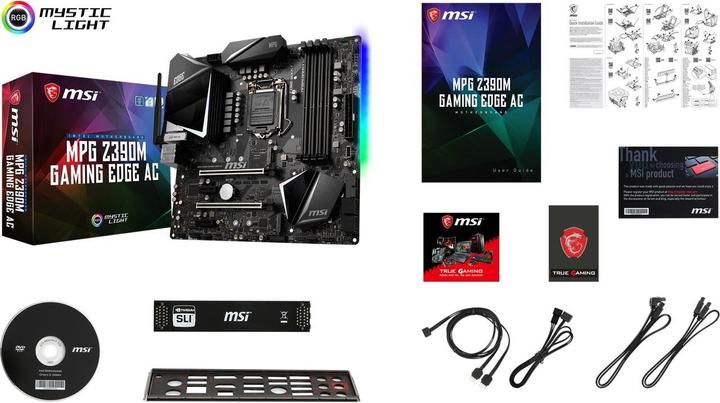 Produktbild MSI MPG Z390M Gaming Edge AC (LGA 1151, Intel Z390, mATX)