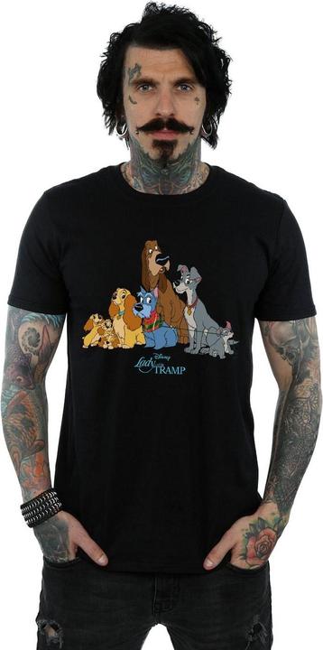 Immagine prodotto Disney Lady And The Tramp Classic Group Maglietta Uomo (L)