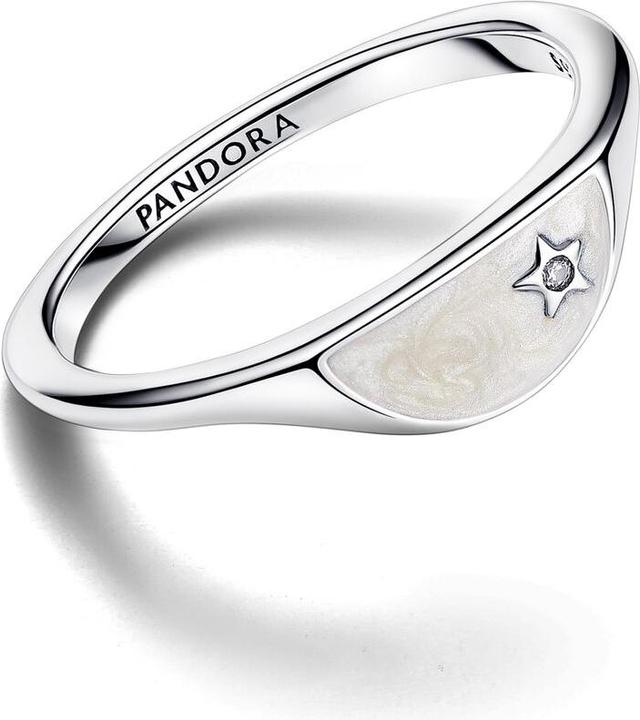 Immagine prodotto Pandora ME Anello con sigillo in smalto a metà (56, 925 Argento)