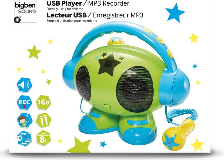 Produktbild Bigben MP3 Karaoke Roboter green
