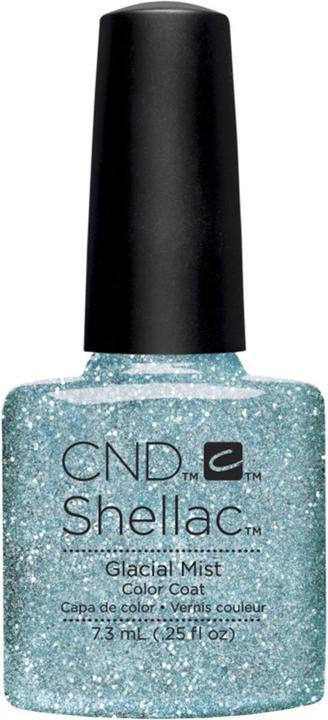 Immagine prodotto CND Shellac - Color Coat Glacial Mist (Blu, Glitter, Argento, Vernice UV gel)