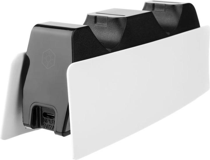 Productafbeelding Fixed Dubbele oplader voor PS5-controller, zwart en wit (PS5)