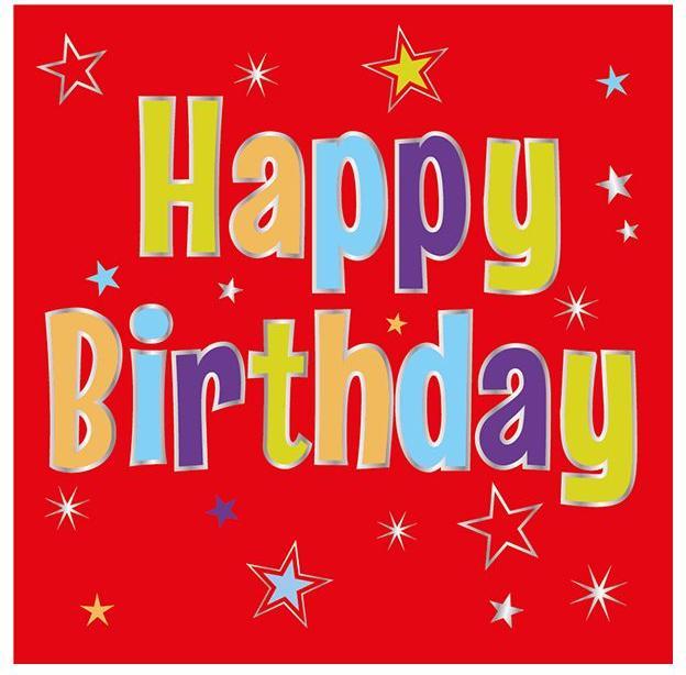 Image du produit Card Group Carte Happy Birthday rouge