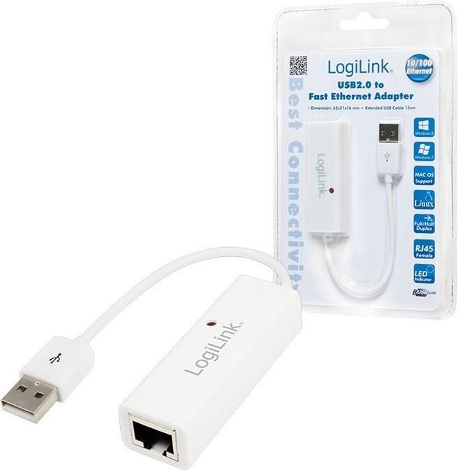 Immagine prodotto LogiLink Adattatore Ethernet (USB, RJ45 (1x))
