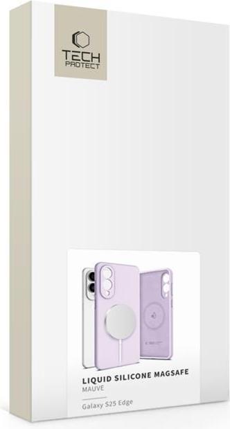 Produktbild 4Kom Tech-Protect Liquid Silicone MagSafe Case für Samsung Galaxy S25 Edge - Lila (Samsung Galaxy S25 Edge)