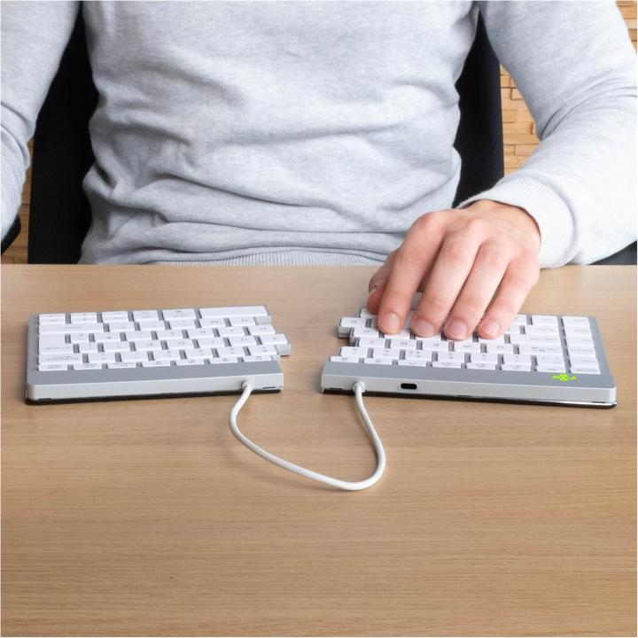 Produktbild R-Go Tools R-Go Tastatur Split Break DE-Layout Bluetooth weiss (DE, Kabellos)