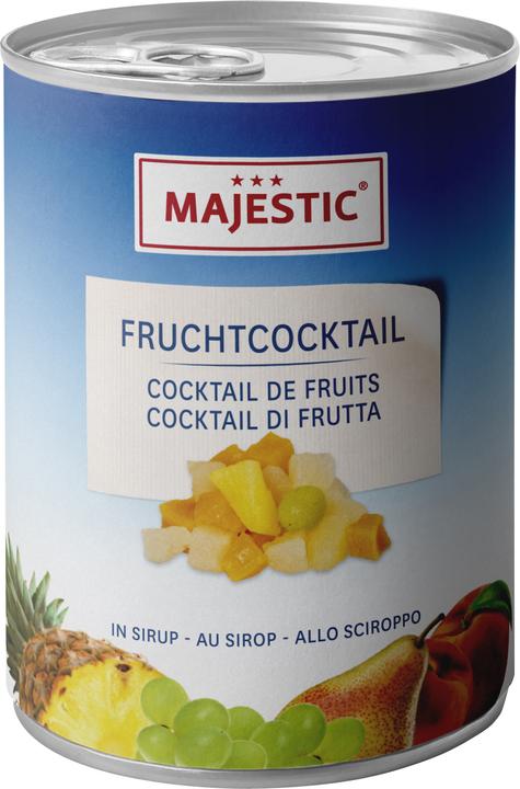 Actual product image Majestic Fruit cocktail without cherries - syrup (486 g)