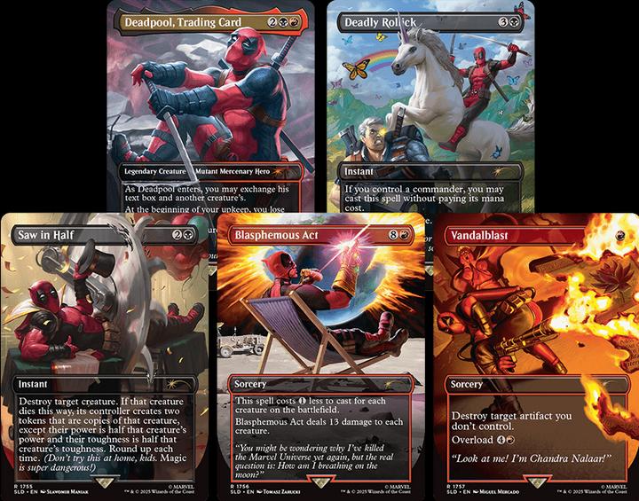 Produktbild Magic the Gathering Secret Lair x Marvel's Deadpool (Englisch, Booster Pack)