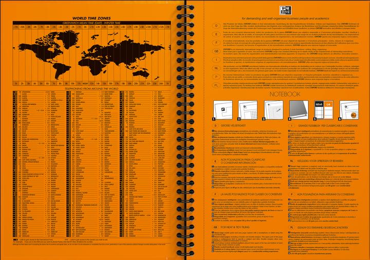 Actual product image Oxford INTERNATIONAL CONNECT - Notebook (B5, Lined, Soft cover)