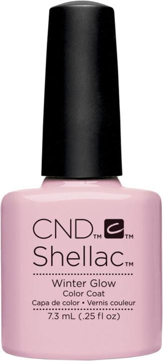 Actual product image CND Shellac - Color Coat Winter Glow (Nude, Rose, UV gel varnish)