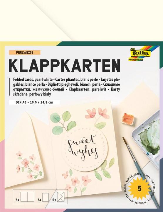 Immagine prodotto Folia Carte doppie rettangolari 220 g/m2 (5 pz.)