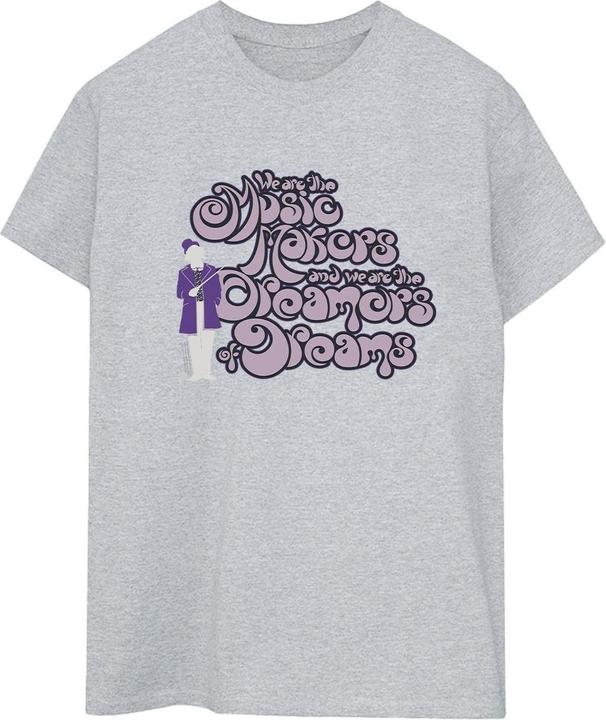 Willy Wonka & the Chocolate Factory Dreamers Text TShirt (M)