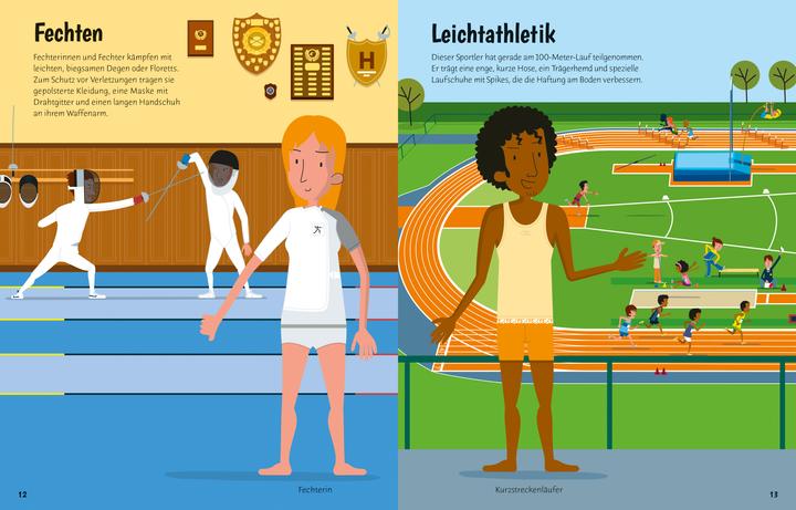 Produktbild Mein Anzieh-Stickerbuch: Sportarten aus aller Welt