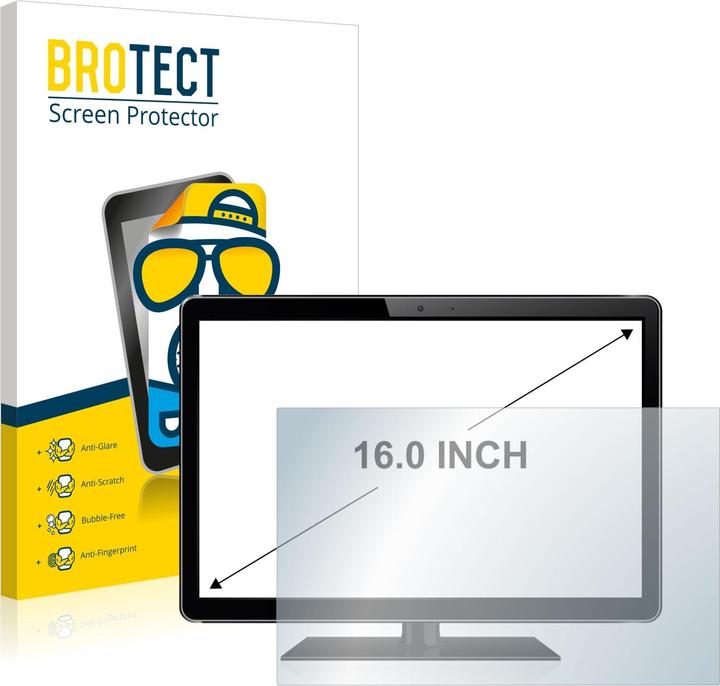 Productafbeelding BROTECT Antireflecterende schermbeschermer mat (16", 16 : 9)