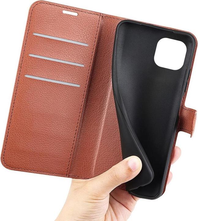 Produktbild Cover-Discount iPhone 14 Plus - Leder Etui Hülle braun (Apple iPhone 14 Plus)