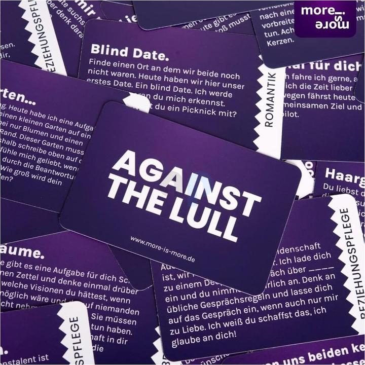 Produktbild More is more AGAINST THE LULL - Die Losbox für Paare