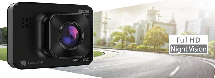 Immagine prodotto Navitel Registratore Di Veicoli Ar200 Pro (Display integrato, Bluetooth, WiFi, Visione notturna, Microfono incorporato, Full HD)