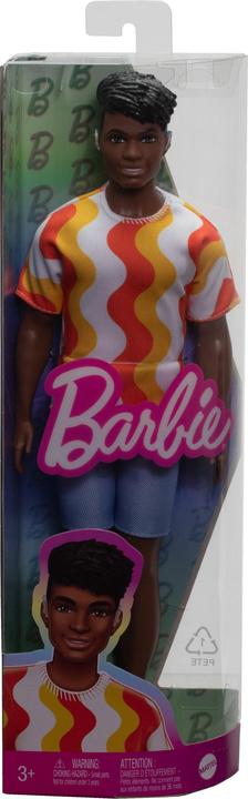 Image du produit Barbie Fashionista Ken - Chemise rouge et orange