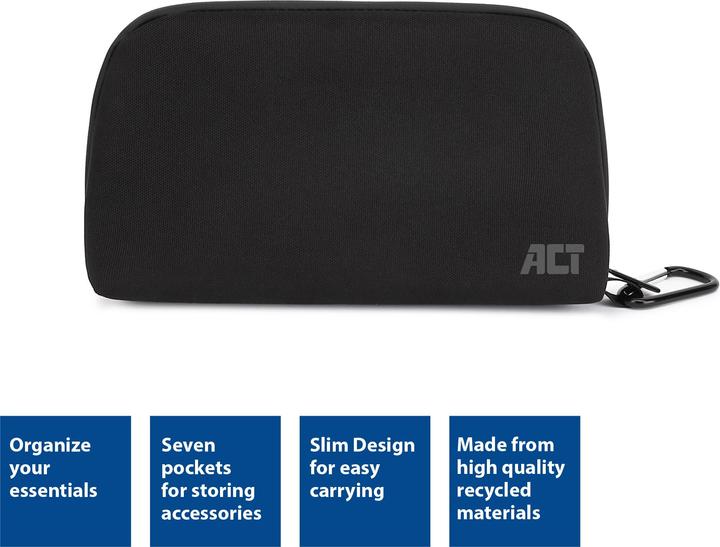 Immagine prodotto Organizzatore da viaggio City Accessory, realizzato con bottiglie di plastica riciclate