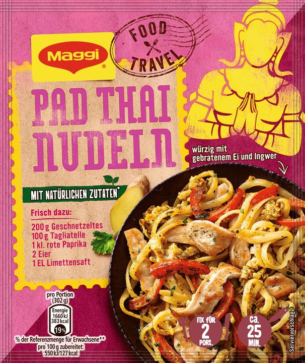 Produktbild Maggi FOODTRAVEL FIX Pad Thai Nudeln (26 g)