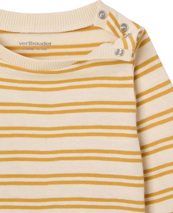 Actual product image Vertbaudet Baby-Set: Streifenshirt & Latzjeans (80)