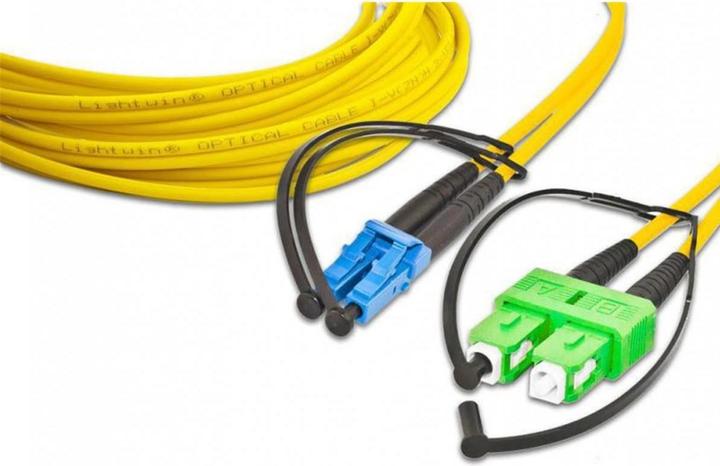Image du produit Lightwin Câble de raccordement HQ duplex en fibre optique, 1m (CAT6, 1 m)