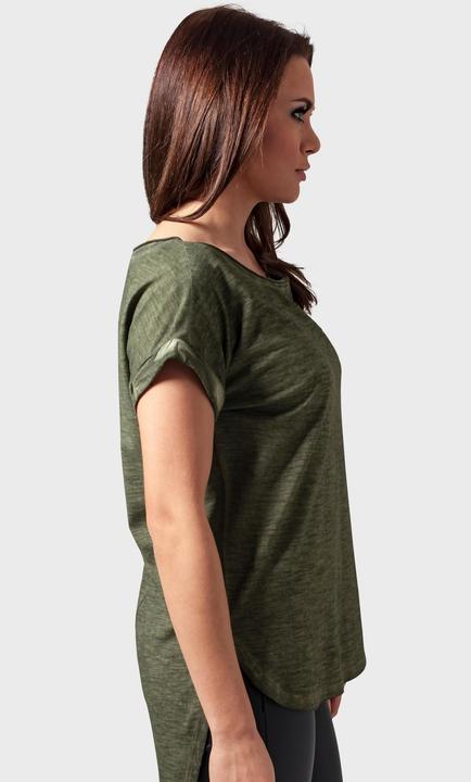 Immagine prodotto Urban Classics Tee lungo da donna a forma di schienale con tintura spray (M)
