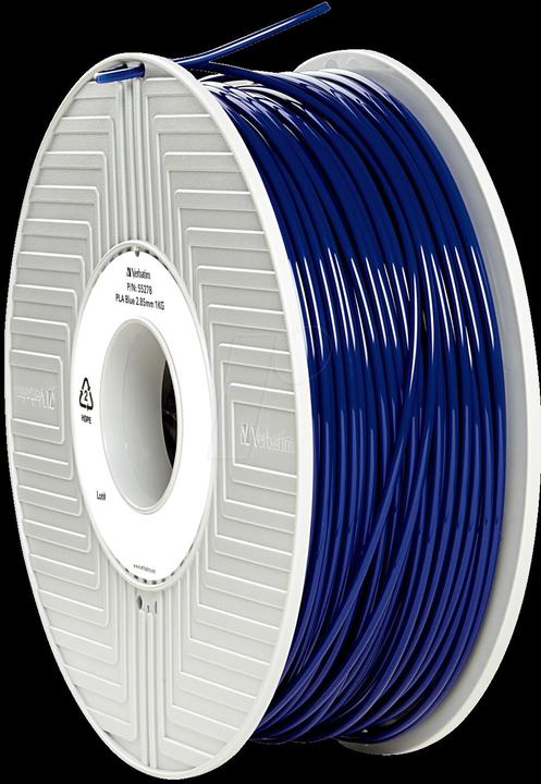 Actual product image Verbatim Filament (PLA, 2.85 mm, 1000 g, Blue)
