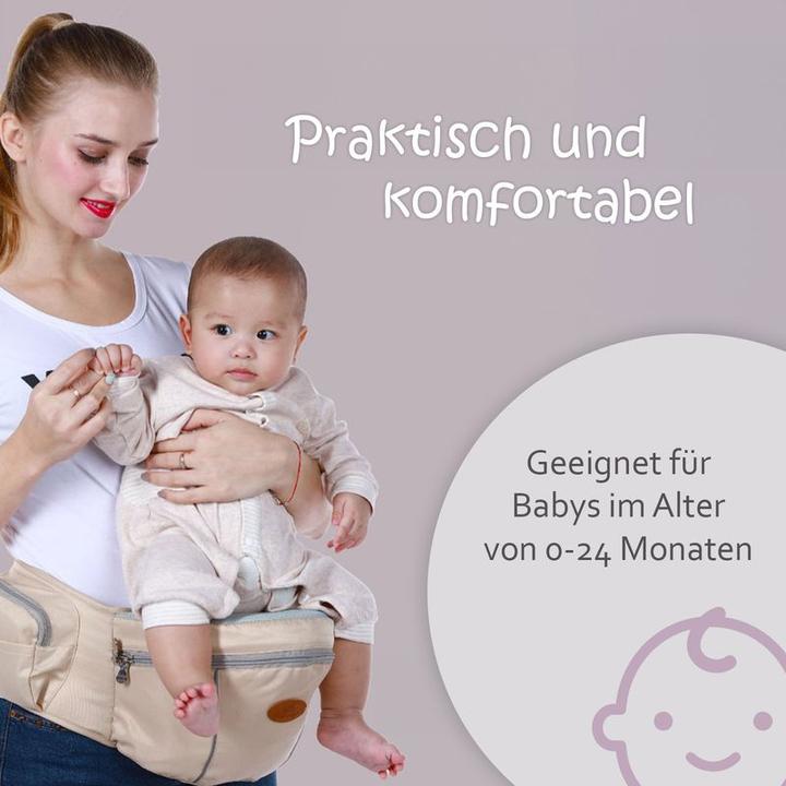 Produktbild Hermex Taillen Hocker Babytragehilfe Baby Carrier Hüftsitz Tragesitz
