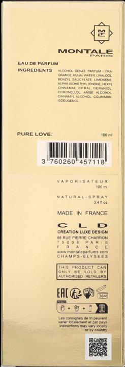 Produktbild Montale Pure Love (Eau de Parfum, 100 ml)
