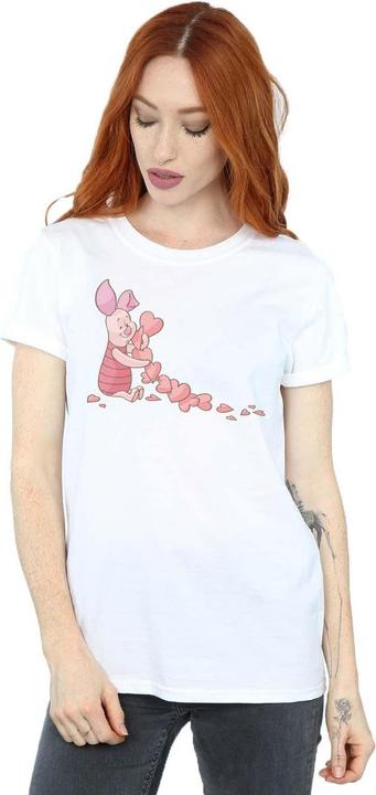 Image du produit Disney - T-shirt WINNIE THE POOH PIGLET CHAIN OF HEARTS - Femme (4XL)