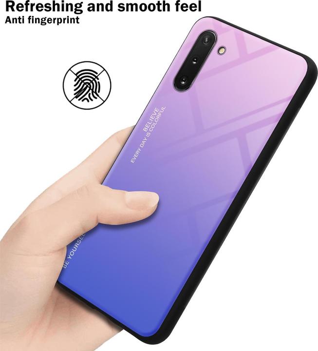 Image du produit Cadorabo Couverture en verre TPU 2 couleurs (Samsung Galaxy Note 10)