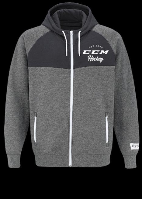 Image du produit CCM F3856 ACADEMY FULL ZIP HOOD SR (S, Vert) (S)
