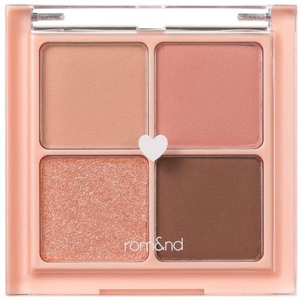 Rom&Nd Better than Eyes 4 Color Mini Palette 01 Dry Mango Tulip (01 Dry Mango Tulip)