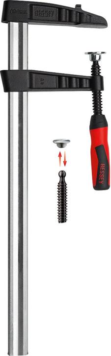 Actual product image Bessey Screw clamp Malleable cast iron screw (1250 mm)