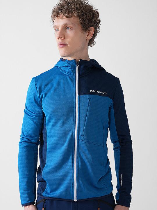 Immagine prodotto Ortovox Giacca con cappuccio in pile a griglia leggera (XL)