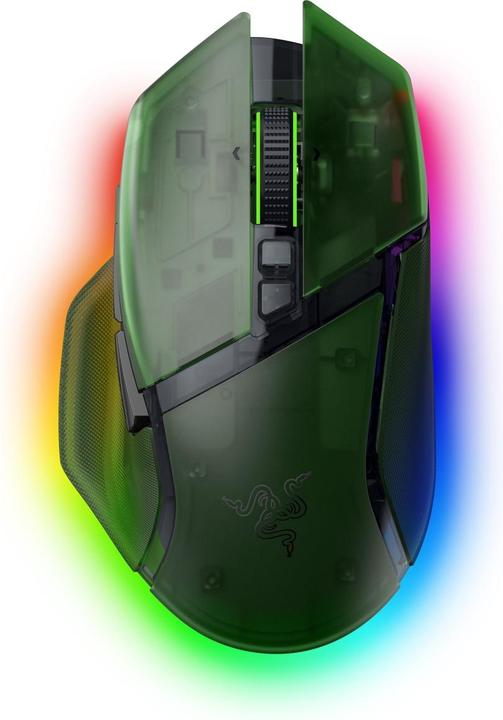 Actual product image Razer Basilisk V3 Pro 35K - Phantom Green Ed. (Wireless, Cable)
