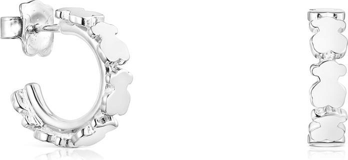 Immagine prodotto Tous Orecchini a cerchio con orsetto Dritto 112723500 (Argento)