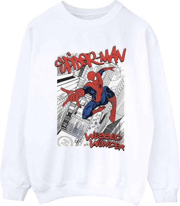 SpiderMan Sketch City Sweatshirt (S)