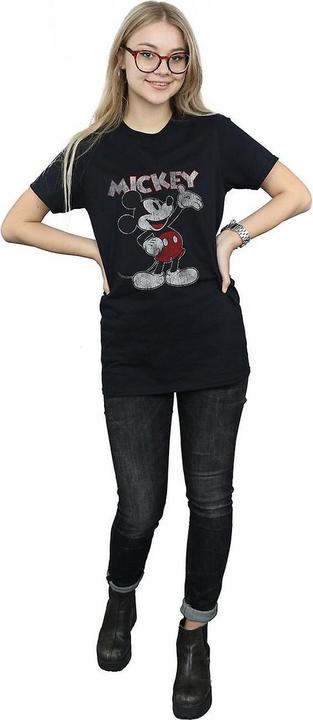 Actual product image Disney Womens/Ladies Presents Mickey Mouse Cotton Boyfriend T-Shirt (XXL)