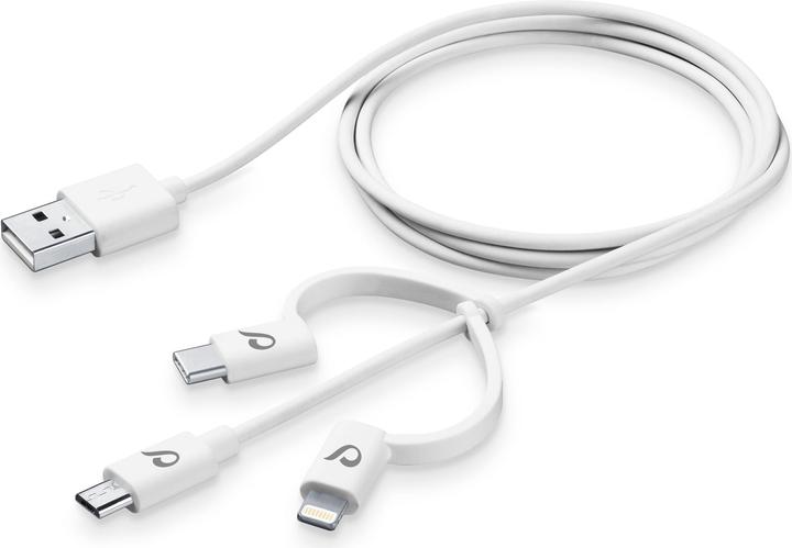 Immagine prodotto Cellularline Cavo USB triplo (1.20 m, USB 2.0)