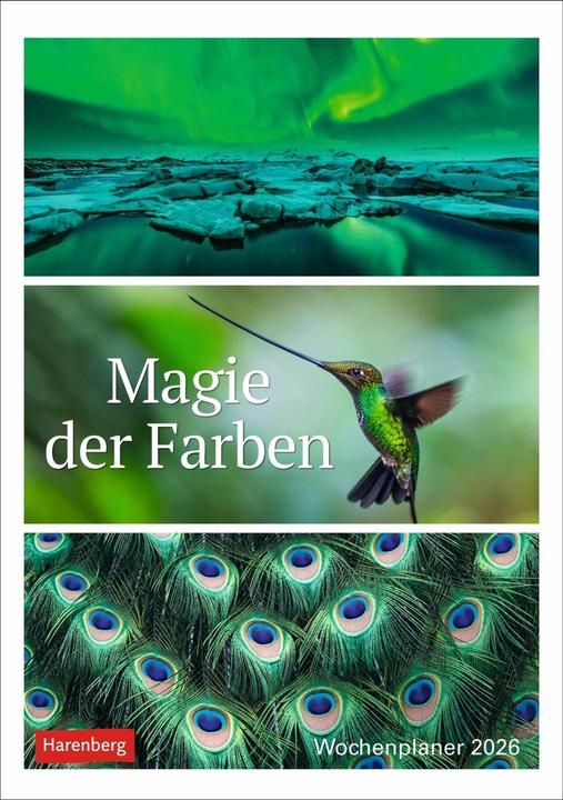 Produktbild Harenberg Magie der Farben Wochenplaner 2026 (Harter Einband, Deutsch)
